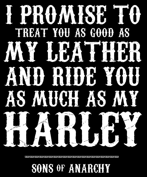 Best Wedding Vows ever Sons Of Anarchy