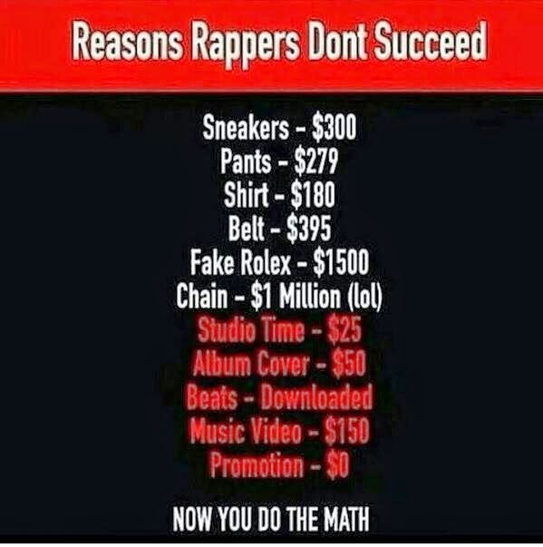 Reasons Rappers don’t Succeed – Hip Hop