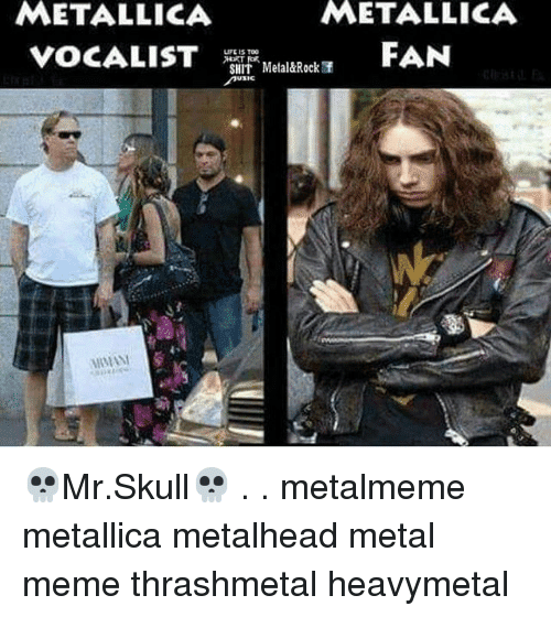 Metallica vocalist vs. Metallica fan: Who looks the most Metal?