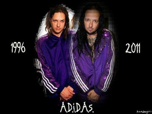 nu-metal Adidas tracksuits