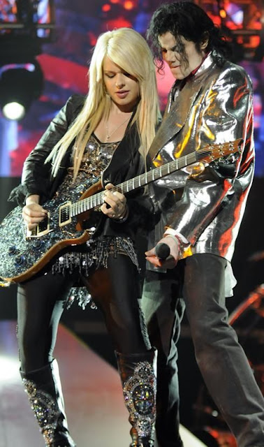 Michael Jackson guitarist Orianthi. PunkMetalRap.com