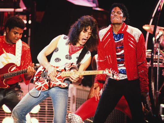Michael Jackson long story with Heavy Metal guitarists