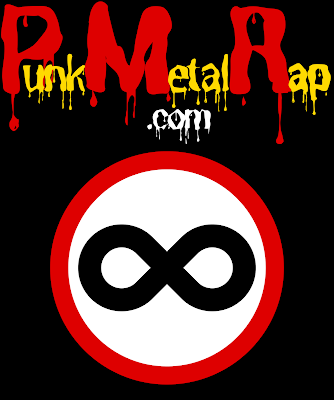 PunkMetalRap.com wordmark & brandmark logo.