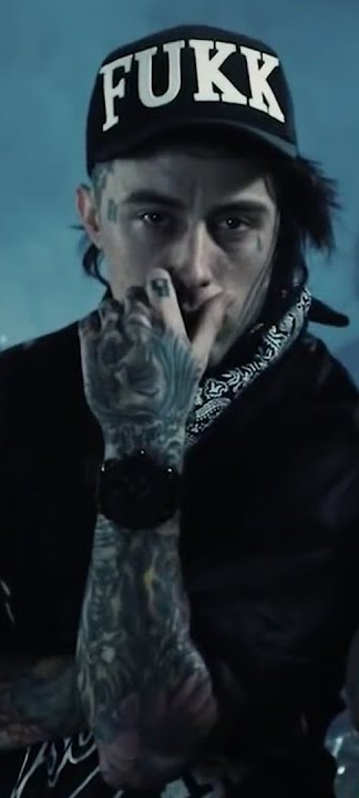 Falling In Reverse ‘FUKK’ hat worn by Ronnie Radke