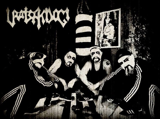 Adidas tracksuits and Corpse paint