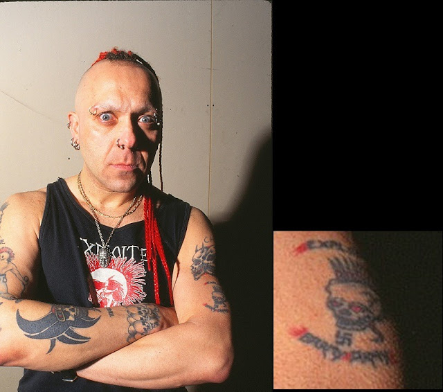 Wattie Buchan nazi tattoo (The Exploited) #PMRC PunkMetalRap.com Wattie Buchan nazi tattoo (The Exploited) #PMRC PunkMetalRap.com