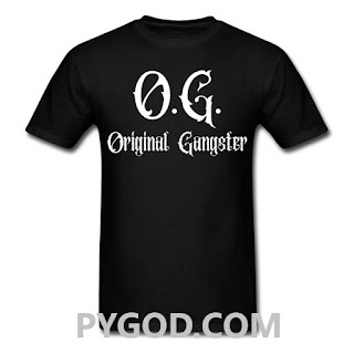 OG Original Gangster T-shirt. PunkMetalRap.com