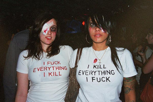 ‘I FUCK EVERYTHING I KILL’ & ‘I KILL EVERYTHING I FUCK’ t-shirts