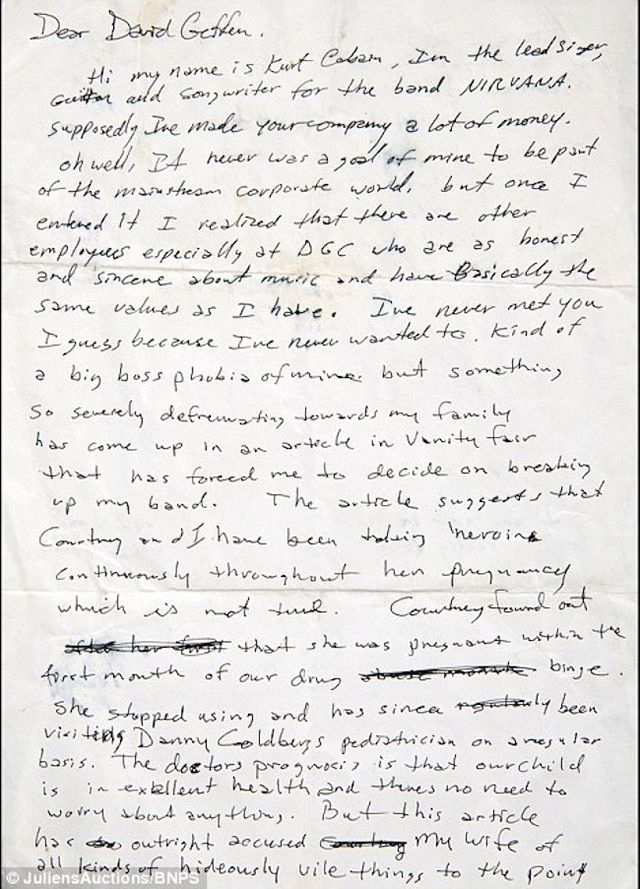 Kurt Cobain decided to leave Nirvana in 1992