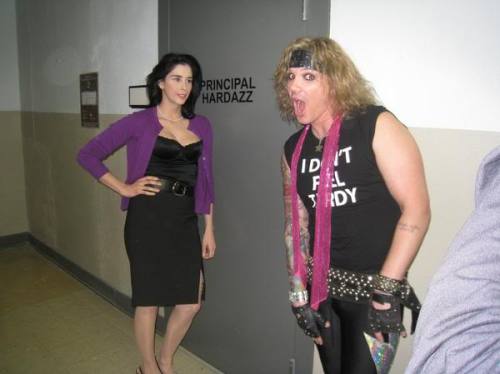 “I Don’t Feel Tardy” Van Halen shirt worn by Michael Starr of Steel Panther