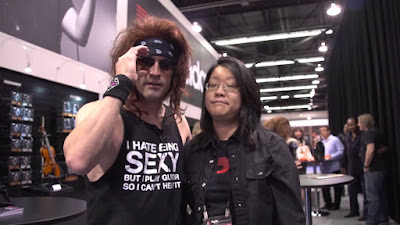 Steel Panther guitarist Satchel sexy shirt #PMRC PunkMetalRap.com